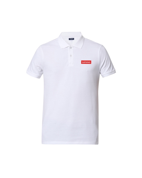 Jack & Jones Jacquard Plain Polo T-shirt - White